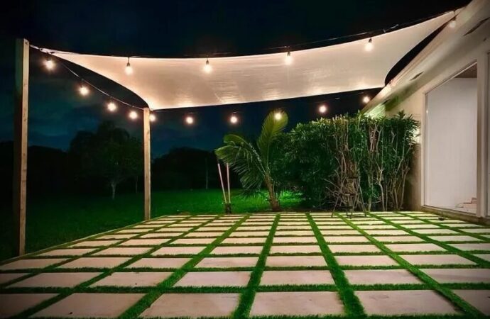 Canopy lighting Services-Hardscape Contractors of Port St. Lucie